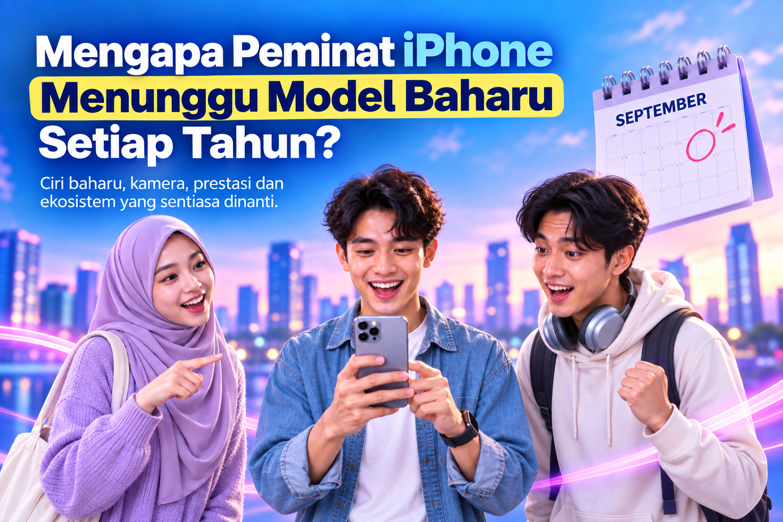 Peminat iPhone menunggu model baharu yang dilancarkan setiap tahun