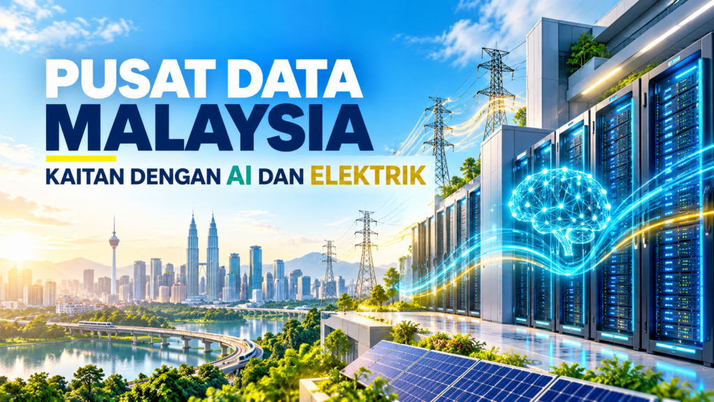 Pusat data Malaysia dengan teknologi AI, rangkaian elektrik dan tenaga solar